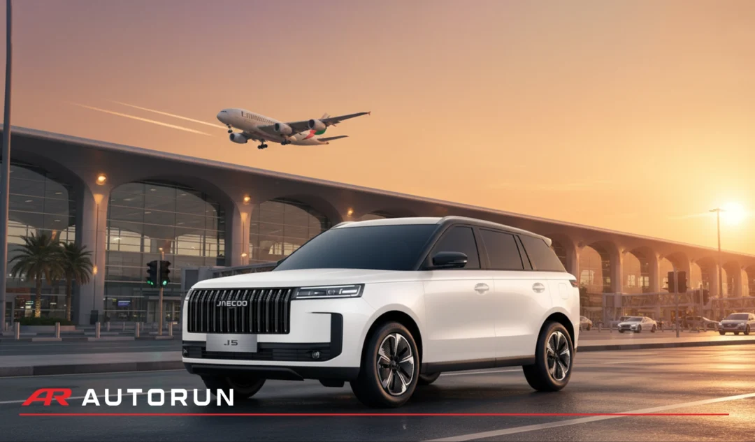 JAECOO J5 Takes Over Dubai International Airport | Middle East Expansion Milestone